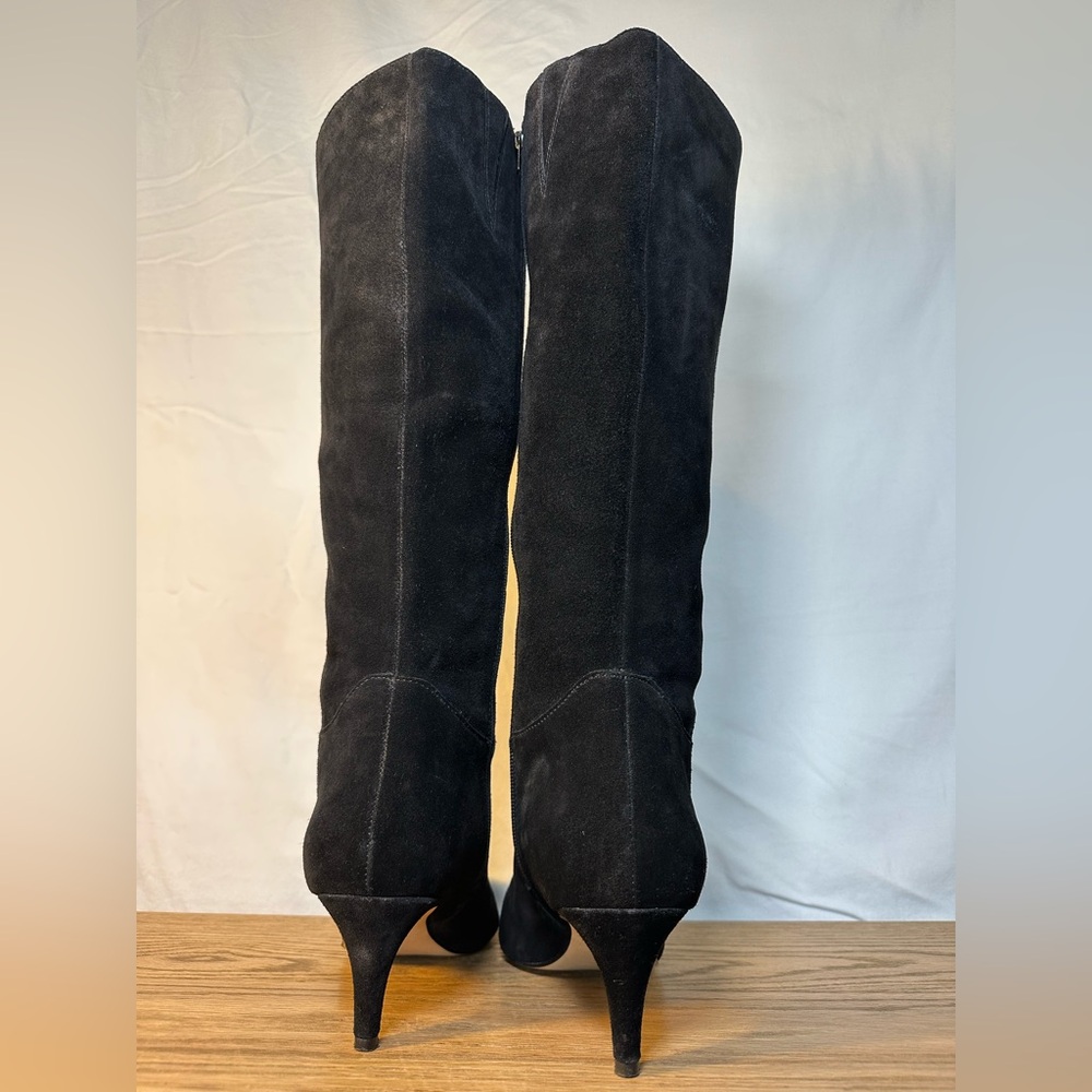 Corso Como Black Suede Knee-High Boots | Women’s Size 10 | EUC - Picture 7 of 16